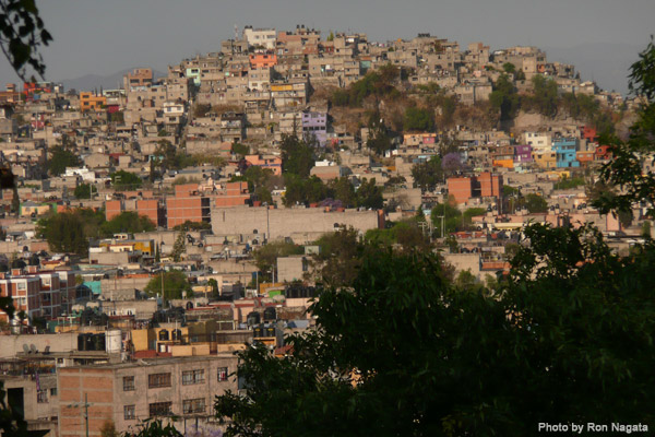 Another part of Mexico City: This neighborhood was glimpsed from the freeway as our tour van made its way to Teotihuacan...on which I will post more tomorrow.